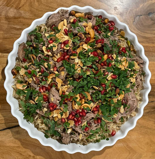 Rez aa Lahme (Rice with Lamb)